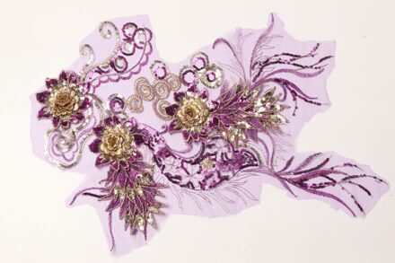 3D Applique Kant Borduurwerk 5