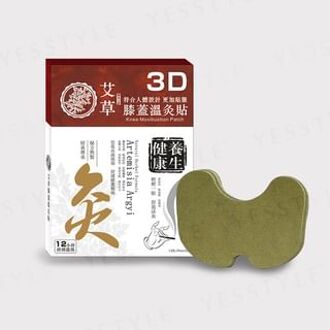 3D Artemisia Argyi Knee Moxibustion Patch 12 pcs
