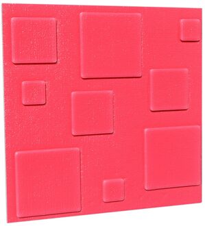 3D Bakstenen Muur Sticker Diy Slaapkamer Decor Vochtbestendig Waterdicht Foam Sticker Zelfklevende Muurtattoo Diy Home Decor roos rood