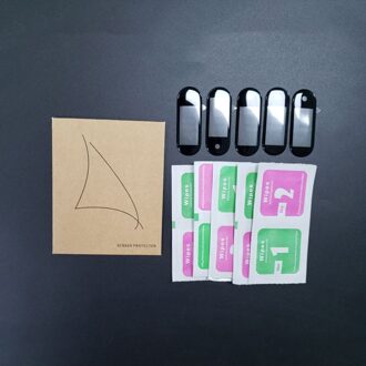 3D Beschermende Glas Voor Xiaomi Mi Band 4 Film Op Mi Band 4 Smart Horloge Band 4 Volledige Cover Soft screen Protector Glas 5stk