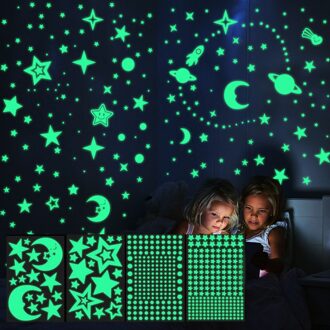 3D Bubble Lichtgevende Sterren Stippen Muursticker Kinderkamer Slaapkamer Home Decoration Decal Glow In The Dark Diy Stickers #45