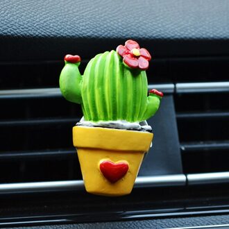 3D Cactus Bloem Smaakstof In Auto Scent Luchtverfrisser Voor Auto Parfum Aroma Diffuser Air Vent Clip Auto Accessoire decor nee.11