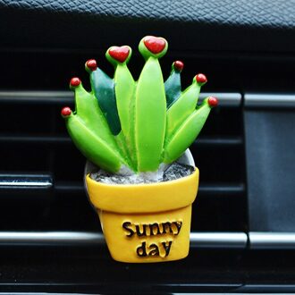 3D Cactus Bloem Smaakstof In Auto Scent Luchtverfrisser Voor Auto Parfum Aroma Diffuser Air Vent Clip Auto Accessoire decor nee.13