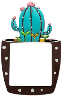 3D Cactus Fluorescerende Muur Sticker Op-Off Beschermende Cover Outlet Lichtgevende Licht Schakelaar Stickers Thuis Kamer Cartoon Decoraties 5C