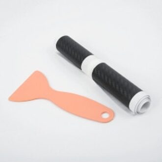 3D Carbon Fiber Instaplijsten Protector Stickers Zwart Scuff Plaat Instaplijsten Panel Praktische