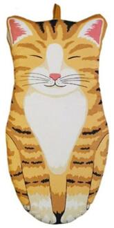 3D Cartoon Cat Paws Ovenwanten Magnetron Hittebestendige Antislip Keuken Handschoenen Lange Katoenen Bakken Isolatie Handschoenen Bakken tool 1