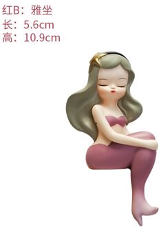 3D Cartoon Mermaid Hars Schakelaar Sticker Muursticker Accessoires Socket Decoratie Kid Slaapkamer Poster Op-Off Decal Plug Ornament 4