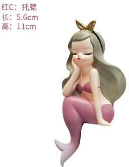 3D Cartoon Mermaid Hars Schakelaar Sticker Muursticker Accessoires Socket Decoratie Kid Slaapkamer Poster Op-Off Decal Plug Ornament