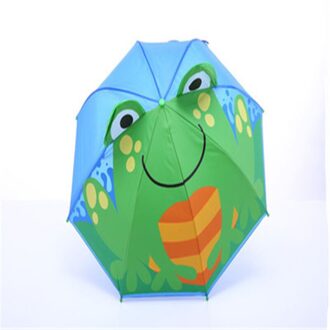 3D Cartoon Paraplu Cover Parasol Voor Zon Regen Bescherming Uv Ray Outdoor Wind Slip Vouwen Kinderen Paraplu Regen Winddicht