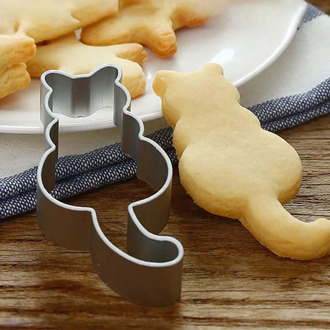 3D Cat Cookies Cutter Mold Dinosaur Biscuit Embossing Mould Sugarcraft Dessert Baking Silicone Mold for Sop Cake Decor Tool hot