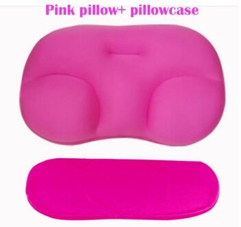 3D Cloud Kussen Met Kussensloop Cover 3D Hals Diepe Slaap Hals Micro Airball Kussen Decompressie Lucht Kussen. Ei Kussens roze