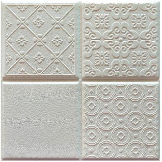 3D Decoratieve Zelfklevende Tegel Stickers Waterdicht Europese Stijl Te Pellen Vierkante Stickers Voor Badkamer Vloer Keuken A30