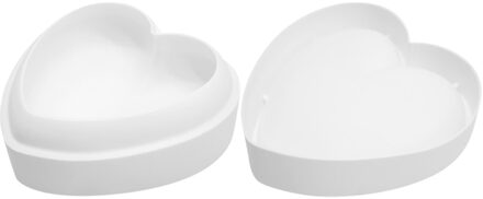 3D Diamant Liefde Hart Vorm Mold Silicone Chocolade Cookie Muffin Bakken Tool Spons Mousse Dessert Cake Decorating