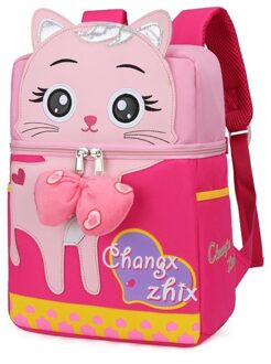 3D Dinosaur Peuter Schooltassen Voor Jongens Meisje Grote School Rugzak Waterdichte Kind Kleuterschool Anti-verloren Kinderen Kat Peuter tas