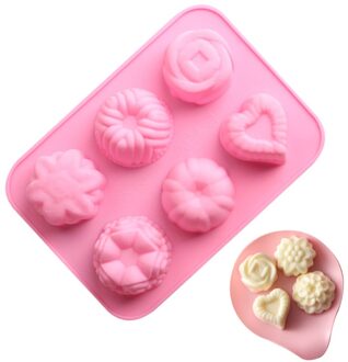3D Diy Mold Diamant Hartvorm Siliconen Mal Voor Bakken Taart Chocolade Fondant Zeep Kaars Mallen Voor Gebak Pudding Jelly