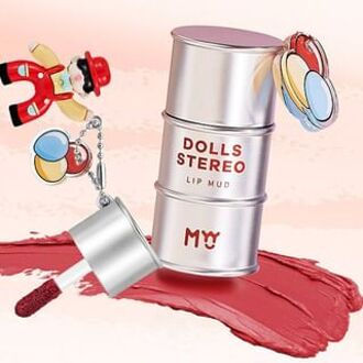 3D Doll Lip Mud - 5 Colors #04 Retro Ginger Wood - 2.8ml