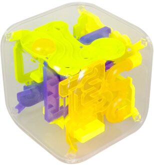 3D Doolhof Magische Kubus Transparant Zeszijdige Puzzel Speed Cube Rollende Bal Game Cubos Doolhof Speelgoed Voor Kinderen educatief F5