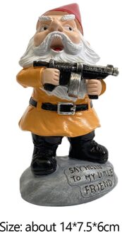 3D Dwerg Wc Spelen Telefoon Standbeeld Tuin Gnomes Mini Hars Pop Standbeeld Ambachten Outdoor Elf Miniatuur Tuin Dwerg Decoratie