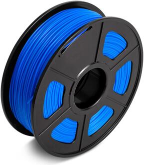 3D Filament Pla 1Kg 1.75Mm Voor Fdm 3D Printer Oranje 2.2 Lbs Tolerantie 0.02Mm Niet Giftig filamenten Geen Bubble Afdrukken Materiaal blauw