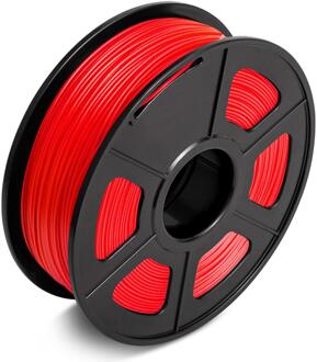3D Filament Pla 1Kg 1.75Mm Voor Fdm 3D Printer Oranje 2.2 Lbs Tolerantie 0.02Mm Niet Giftig filamenten Geen Bubble Afdrukken Materiaal rood