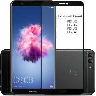 3D Full Cover Tempered Glass For Huawei PSmart Screen Protector For Huawei P Smart Protective Glass Film On FIG LX1 LX2 LX3 LA1