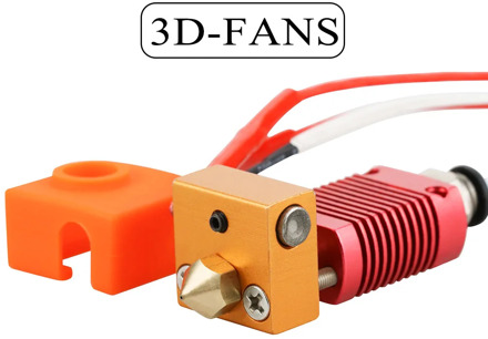 3D Full Metal J-head CR10 Hotend Extruder Kit Hot End Kit for Ender-3 CR10 10s Bowden Extruder 12/24V 40W 3D Printer Parts