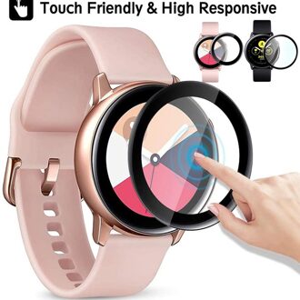 3D Gebogen Fibre Glas Beschermende Film Cover Voor Samsung Galaxy Horloge Actieve 2 40Mm 44Mm Active2 Volledige Rand screen Protector Guard Active 2 40mm