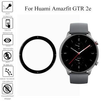 3D Gebogen Rand Zachte Fibre Glas Voor Huami Amazfit Gtr 2 2e Cover Screen Protector Film Voor Amazfit Gtr 2e horloge Beschermhoes Amazfit GTR 2e / 1stk