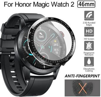3D Gebogen Volledige Cover Screen Protector Ultra Dunne Zachte Hd Clear Voor Honor Magic Horloge 2 46Mm Smart Horloge accessoires Niet Glas 1stk