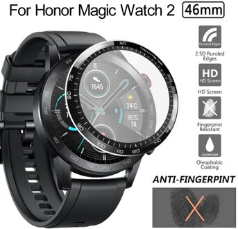 3D Gebogen Volledige Cover Screen Protector Ultra Dunne Zachte Hd Clear Voor Honor Magic Horloge 2 46Mm Smart Horloge accessoires Niet Glas 3stk