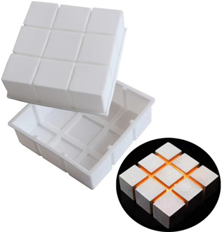 3D Geometric Silicone Cake Dessert Muffin Baking Mould DIY Irregularity Chocolate Mousse Moulds Pastry Cake Decorating Tools