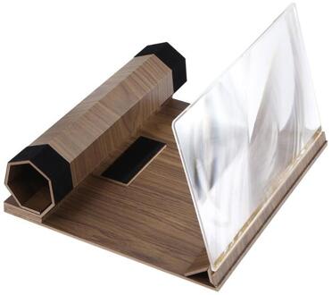 3D Gsm-scherm Vergrootglas Loupe High Definition 12 Inch Versterking Functie Screen Met Vergrootglas Telefoon Bureau Houder 12duim kameel