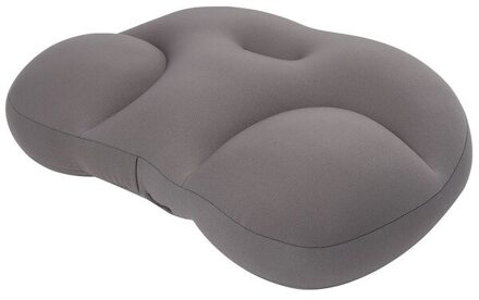 3D Hals Micro Airball Kussen Diepe Slaap Verslaving Head Rest Luchtkussen Overdrukventiel Kussens Wasbaar Kussensloop Covers grijs