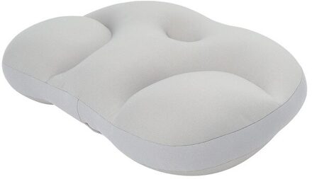 3D Hals Micro Airball Kussen Diepe Slaap Verslaving Head Rest Luchtkussen Overdrukventiel Kussens Wasbaar Kussensloop Covers wit