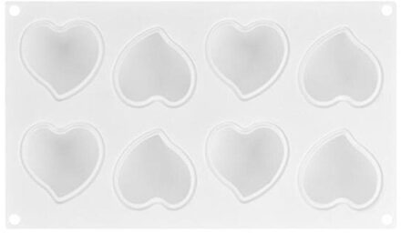 3D Hartvormige Siliconen Mallen Voor Mousse Cake Decorating Gereedschap Bakvormen Mould 40FP14