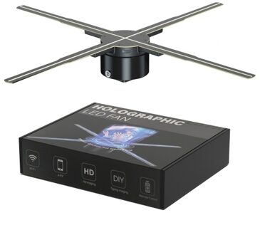 3D Hologram Projector Advertising Display Fan Wall-mounted Player 3D Naked Eye