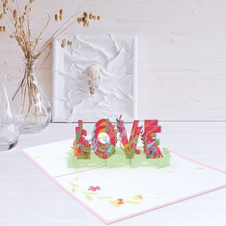3D Kaart Bruiloft Kersenboom Uitnodigingen Kaarten Valentijnsdag Anniversary Wenskaart Handgemaakte Kaart Liefhebbers Paar Postkaart D Love brief