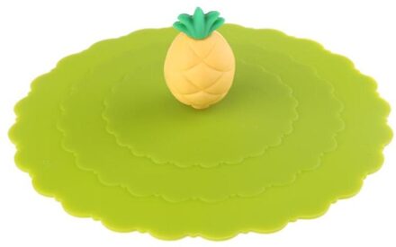 3D Kat Ananas Lekvrij Thee Cup Cover Silicone Anti-stof Cup Deksels Hittebestendige Verzegelde Cover Herbruikbare Drinkware Accessoires