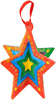 3D kersthanger ster