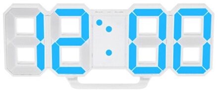 3D Led Digitale Wandklok Datum Tijd Celsius Nachtlampje Display Tafel Desktop Klokken Wekker Van Woonkamer B