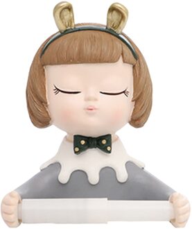 3D Leuke Meisje Cartoon Vorm Toiletrolhouder Home Wandmontage Papier Roll Tissue Holder Zelfklevende Voor Badkamers 02