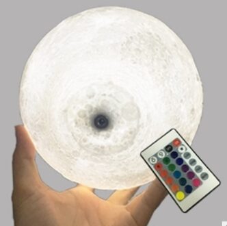 3D Licht Print Jupiter Lamp Aarde Lamp Kleurrijke Maan Lamp Oplaadbare Change Touch Usb Led Tafel Licht Home Decor Creatieve 10cm / 12cm