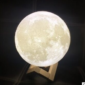 3D Licht Print Jupiter Lamp Aarde Lamp Kleurrijke Maan Lamp Oplaadbare Change Touch Usb Led Tafel Licht Home Decor Creatieve 18cm