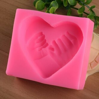 3D Liefde Hartvormige Zeep Siliconen Mal Diy Kaars Chocolade Zeep Maken Mold Fondant Suiker Art Gereedschap