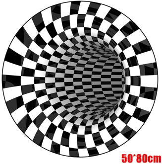 3D Luxe Tapijt Tapijt Vloer Pad Antislip Deurmat Nordic Eenvoudige Crystal Fluwelen Mat Voor Slaapkamer Kantoor Woonkamer salontafel 50cmx80cm