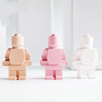 3D Machines Chocolate Silicone mold Ice Baking Clay Soap Aromatherapy Candle Concrete Mold