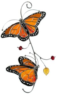 3D Metalen Monarch Vlinder Prachtige Thuis Venster Yard Decoratie Ambachten Outdoor Tuin Ornament 01