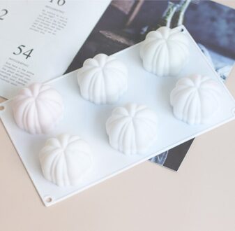 3D Mini Pompoen Vorm Kaars Siliconen Zeep Mal Oogstfeest Chocolate Candy Cake Halloween Home Decoratie Bakken Tool