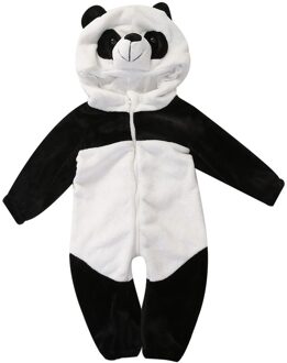 3D Panda Kleding Baby Peuter Meisje Jongen Schattige Romper Lange Mouw Jumpsuit Playsuit Rits Een stuk Outfits voor 0-3T Baby 12m