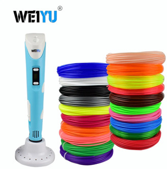 3D Pen Adjustable Speed & Temperature 3D printing pen 1.75mm PLA Smart 3d drawing pens with Filament LED Display for Kids gifts